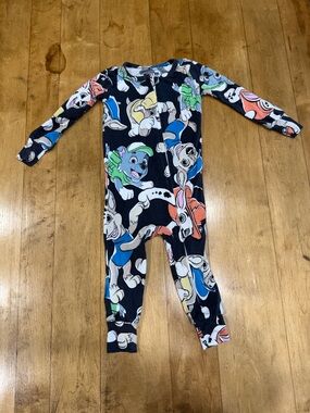3/$16!!Paw Patrol Black One-Piece footie-viscose